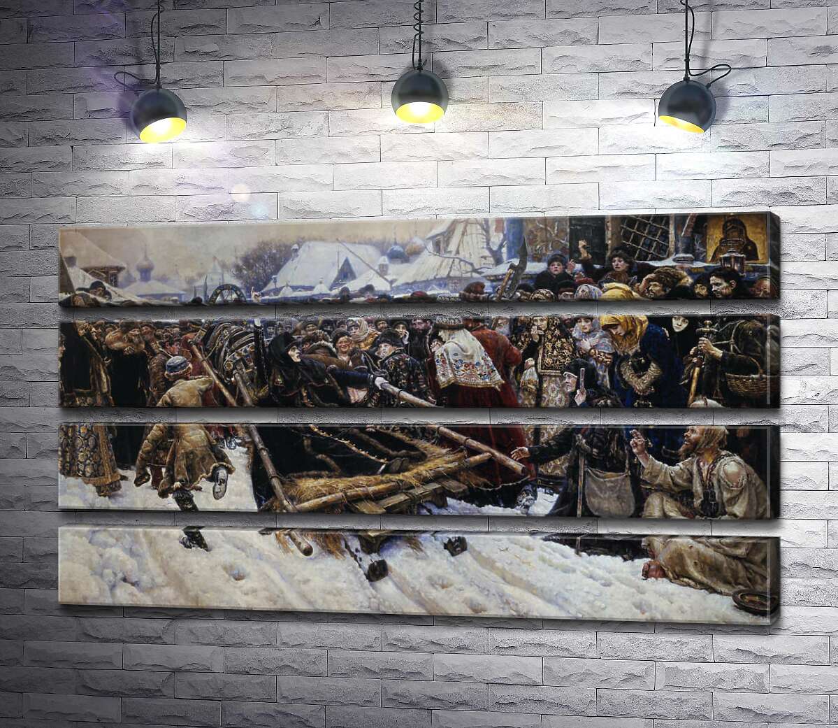 Модульная картина Боярыня Морозова (Модуль №22) Василий Суриков