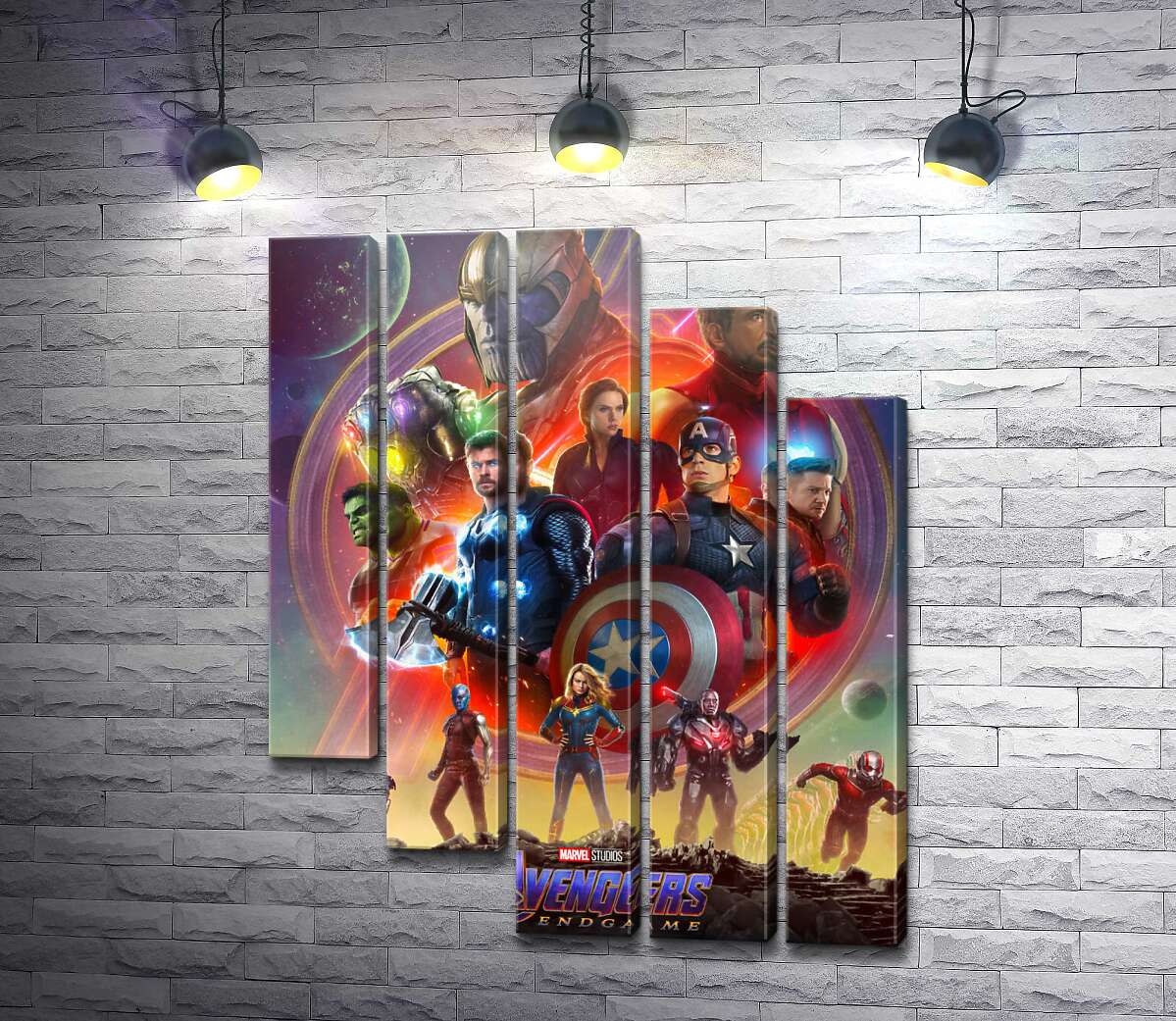 Модульна картина Герої Marvel Avengers (Модуль №28)