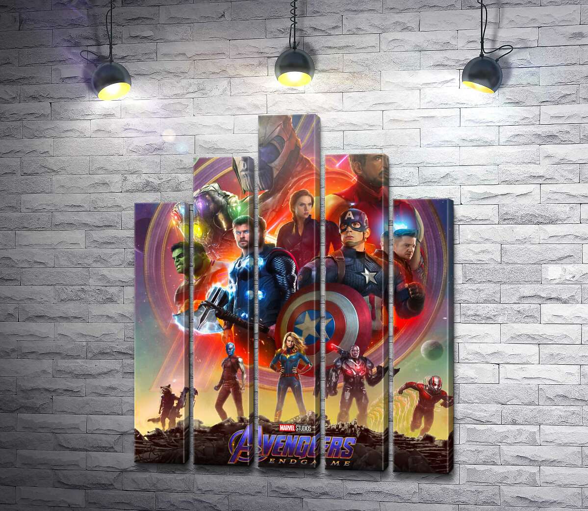 Модульна картина Герої Marvel Avengers (Модуль №29)