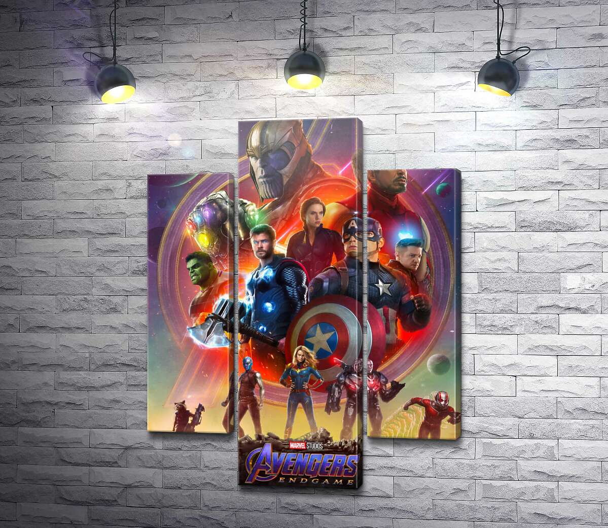Модульна картина Герої Marvel Avengers (Модуль №10)
