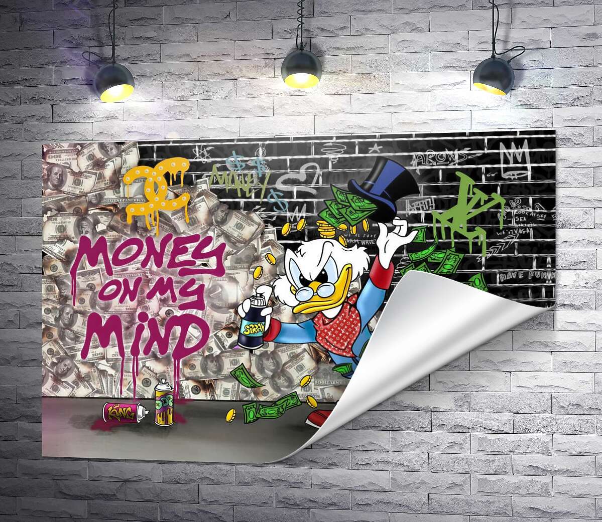Только печать Скрудж-бомбер: Money on my mind